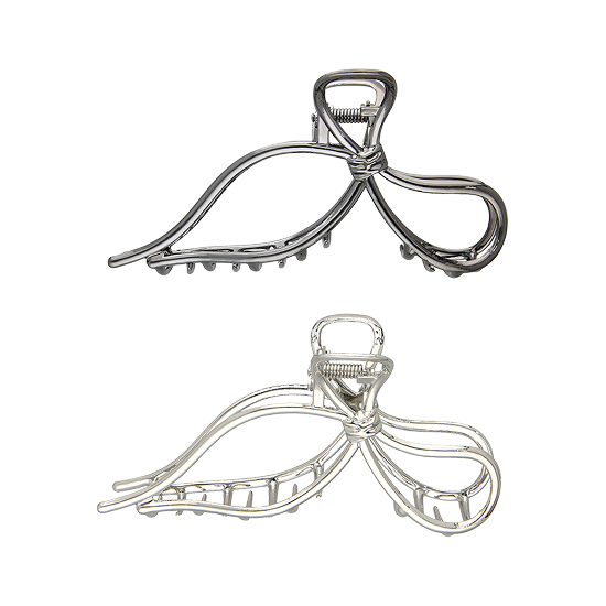 Metal Ribbon Design Claw Hair Clip